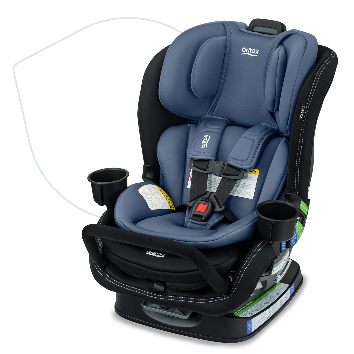 Britax Poplar S 2-in-1 Convertible Car Seat (Arctic Onyx)